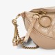 Charles Keith Ring Decoration Street Fashion Belt Bag Beige